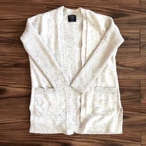 Abercrombie & Fitch Cream Cardigan, Size Small